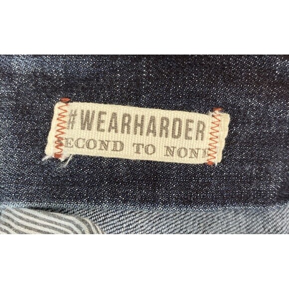 TK Axel Jeans Mens 38/30 Blue Slim Boot Leg Cut Dark Blue Wash - Picture 8 of 11